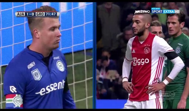 Hakim Ziyech Goal HD - Ajax 2-0 Groningen - 04.12.2016