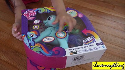 My Little Pony & Friends Toys: Unboxing Flip & Whirl Rainbow Dash