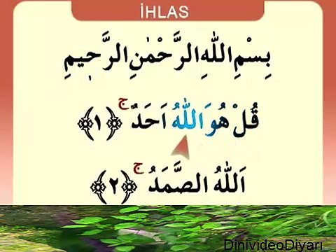 İhlas Suresi _ Namaz Sûreleri ve Duaları Dinle İzle