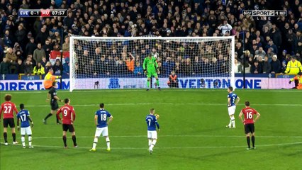 Baines L. (Penalty) Goal HD - Everton 1-1 Manchester United - 04.12.2016