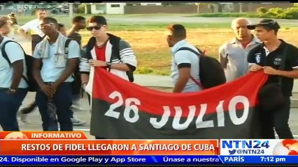 Restos de Fidel Castro son enterrados en Santiago de Cuba