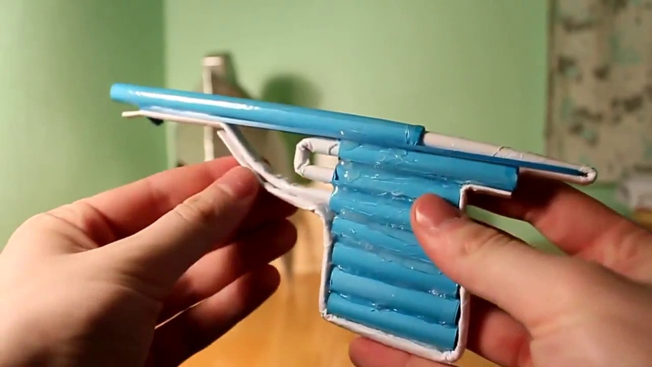 How to Make a paper gun that shoots