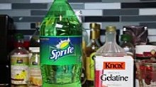How to Make HUGE SPRITE Two Liter Gummy Bottle Fun & Easy DIY Jello Soda Bottle!