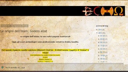 Prima del FALSO ISLAM, prima del FALSO MONOTEISMO