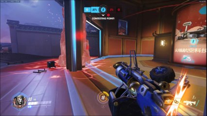 Overwatch gameplay with Junkrat - winner