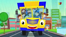 ruedas de los autobuses | niños rima y la canción del bebé | preescolar de video | Wheels On The Bus
