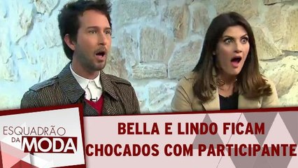 Bella e Lindo ficam chocados com participante piriguete