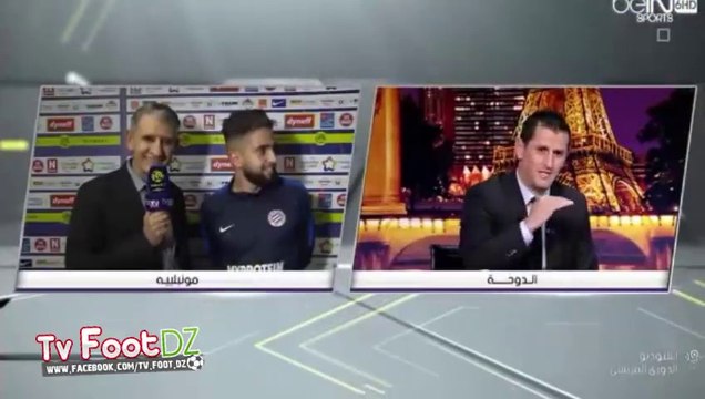 Quand Boudebouz est interviewé dans l'émission de Rafik Saïfi sur BeIN Sports
