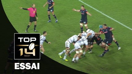 TOP 14 ‐ Essai Jacques DU PLESSIS (MHR) – Grenoble-Montpellier – J13 – Saison 2016/2017