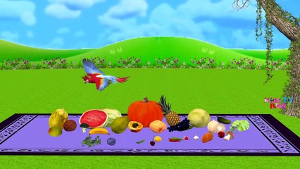 Fruits And Vegetables Names || Children For Nursery Rhymes || Kids Tv For Collection