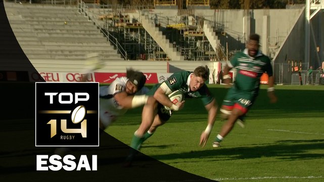 TOP 14 ‐ Essai Colin SLADE (SP) – Pau-Clermont – J13 – Saison 2016/2017