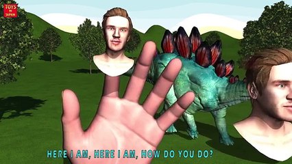PEWDIEPIE DINOSAUR STEGOSAURUS WALKING Finger Family & MORE | Nursery Rhymes In 3D Animation