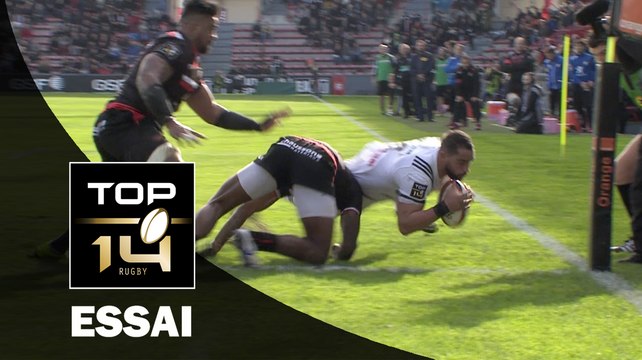 TOP 14 ‐ Essai Saïd HIRECHE (CAB) – Toulouse-Brive– J13 – Saison 2016/2017