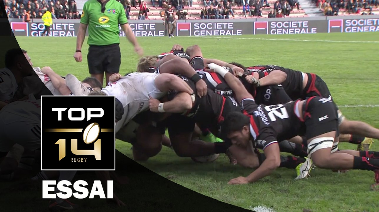 TOP 14 ‐ Essai Arthur BONNEVAL (ST) – Toulouse-Brive– J13 – Saison 2016/2017