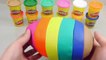 Arena Cinética Colores Grandes Bolas Play Doh Huevo Sorpresa Juguetes Aprenda Colores Helado