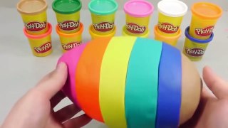 Arena Cinética Colores Grandes Bolas Play Doh Huevo Sorpresa Juguetes Aprenda Colores Helado