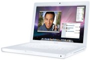 Apple MacBook  MB403 33,8 cm (13,3 Zoll) Notebook weiß (Intel Core 2 Duo 2,4GHz, 2GB RAM, 160GB HDD, DVD - DL RW, Mac OS X)