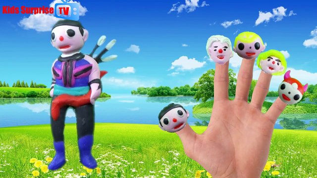 Finger Family Collection | Disney Frozen Anna Elsa And Superheroes | Finger Family Nursery Rhymes