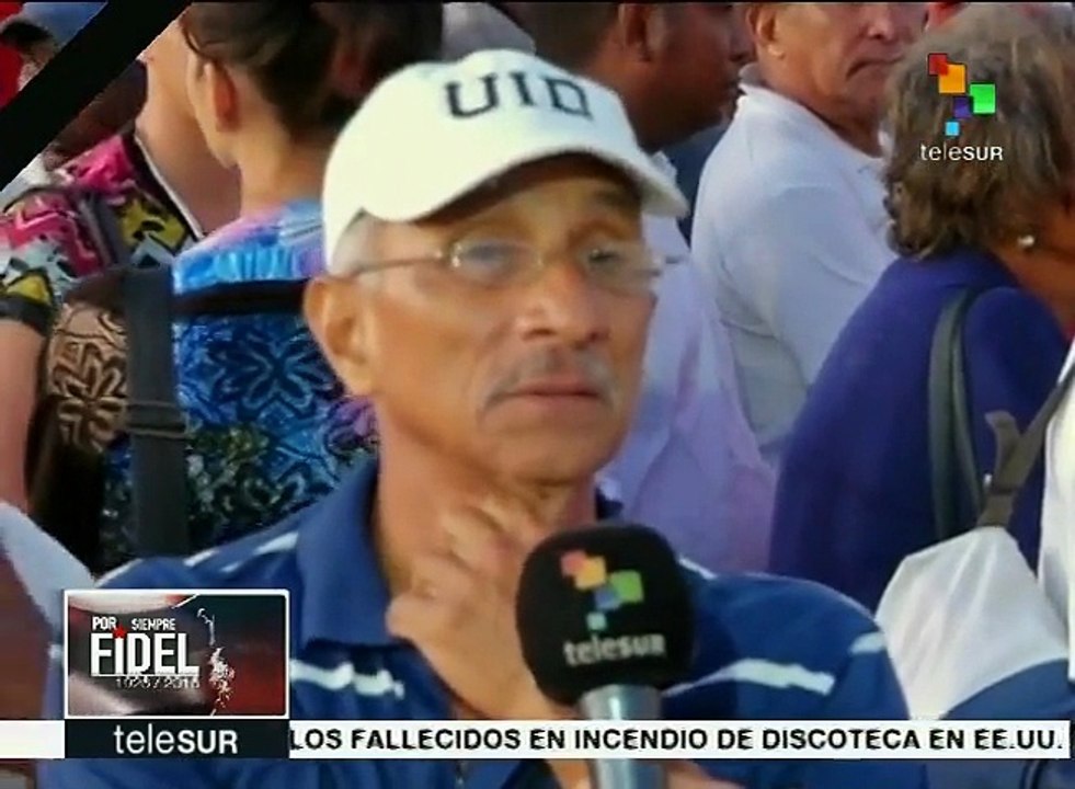 Asumen cubanos compromiso con el legado de Fidel Castro