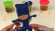 PJ Masks Play Doh Owlette Catboy Gekko Yoyo Pyjamasques Gluglu Bibou Pâte à modeler