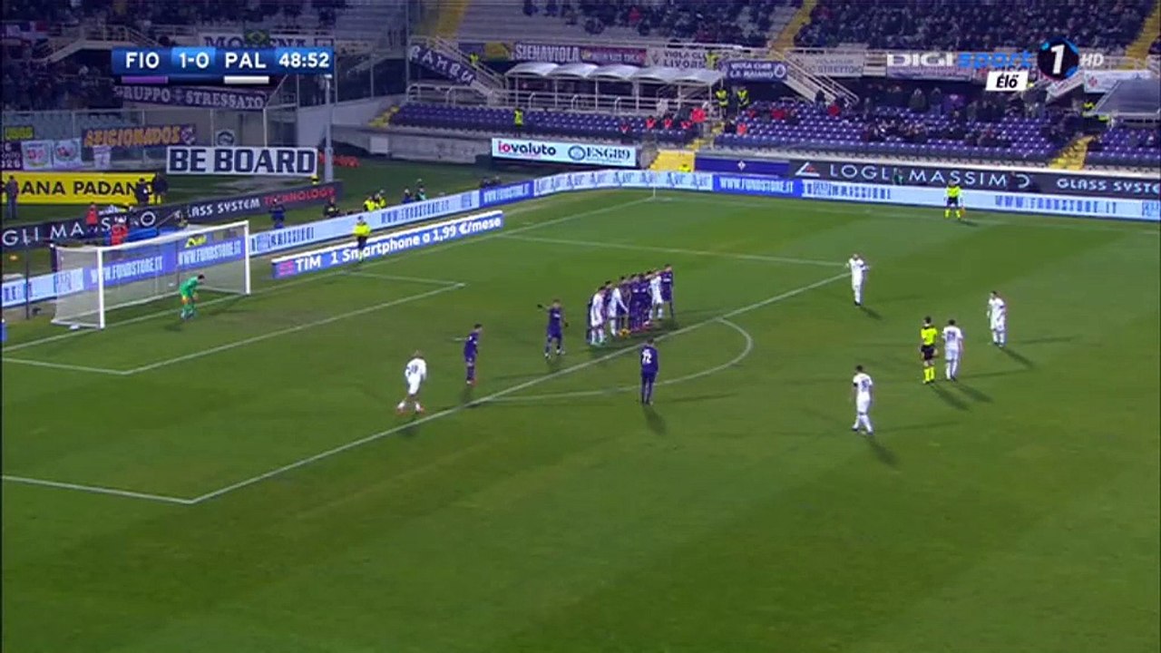 Mato Jajalo Goal HD - Fiorentina 1-1 Palermo - 04.12.2016