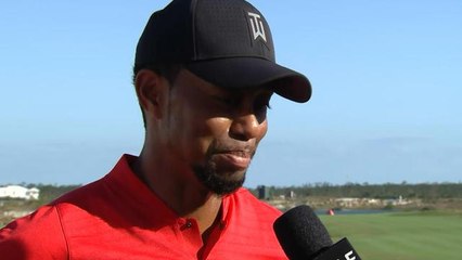 Golf - Hero World Challenge - La réaction de T.Woods après son tournoi