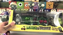 Plants vs. Zombies 2 inch Fun-Dead Figure Set Bowling Zombies Exploding Mummy Zombie!
