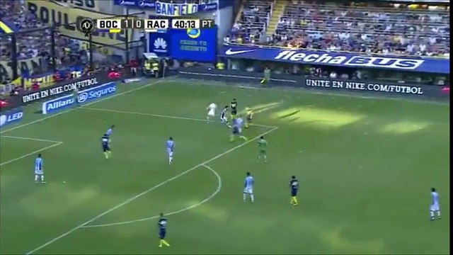 GOL de BOU - Boca Juniors vs Racing Club 2-0 Primera División 04-12-2016