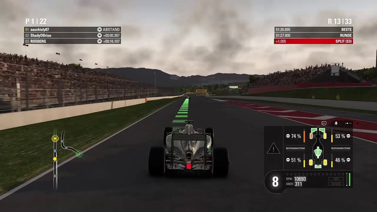 F1 2016 Spanien GP Mega Crash
