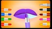 Learn Colors with Lips Stick Painting, Colors for Children to Learn, Learning Videos for Kids Baby