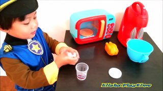 JUST LIKE HOME MICROWAVE TOY COOKING SET KITCHEN PLAYSET PLAYDOH PIZZA LITTLE CHEF PAW PATROL CHASE