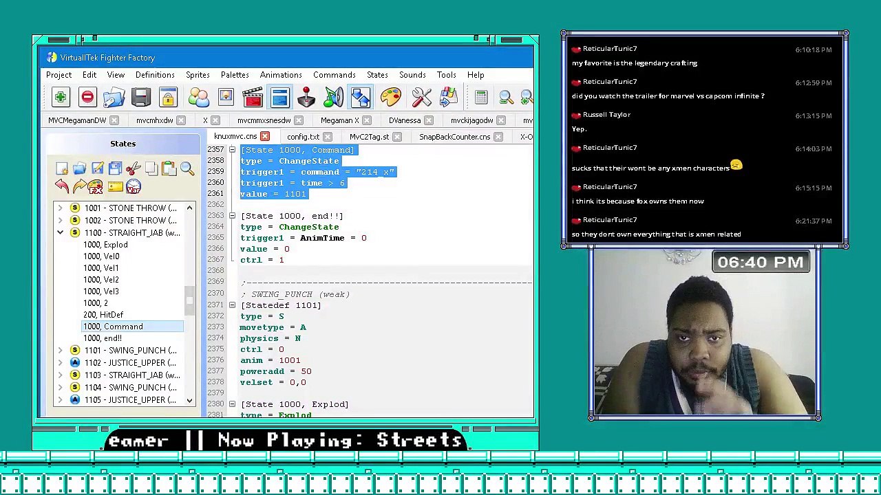 MUGEN Session with BR91X: (Marvelizing Characters MVC2 Mouser/Darkwolf Style) (15)