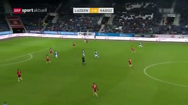 Luzern 2:0 FC Vaduz (Swiss Super League 17. Runde 2016/2017 3.December 2016)
