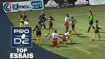 TOP Essais de la J13 – PRO D2 – Saison 2016-2017