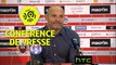 Conférence de presse OGC Nice - Toulouse FC (3-0) : Lucien FAVRE (OGCN) - Pascal DUPRAZ (TFC) - 2016-17