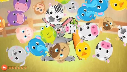 Kids Learn Farm Animals Names & Sounds - Toddler Kids Puzzle by Abuzz Educational Games For Children