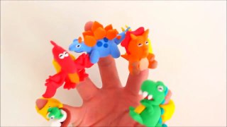 Finger Family | Kids Dinosaurs Finger Family Nursery Rhyme Song made with Play Doh