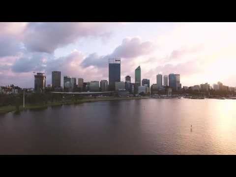 Drone Operator Captures Morning Light in Perth