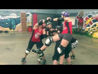 Canadian Roller Derby Team Do the Mannequin Challenge