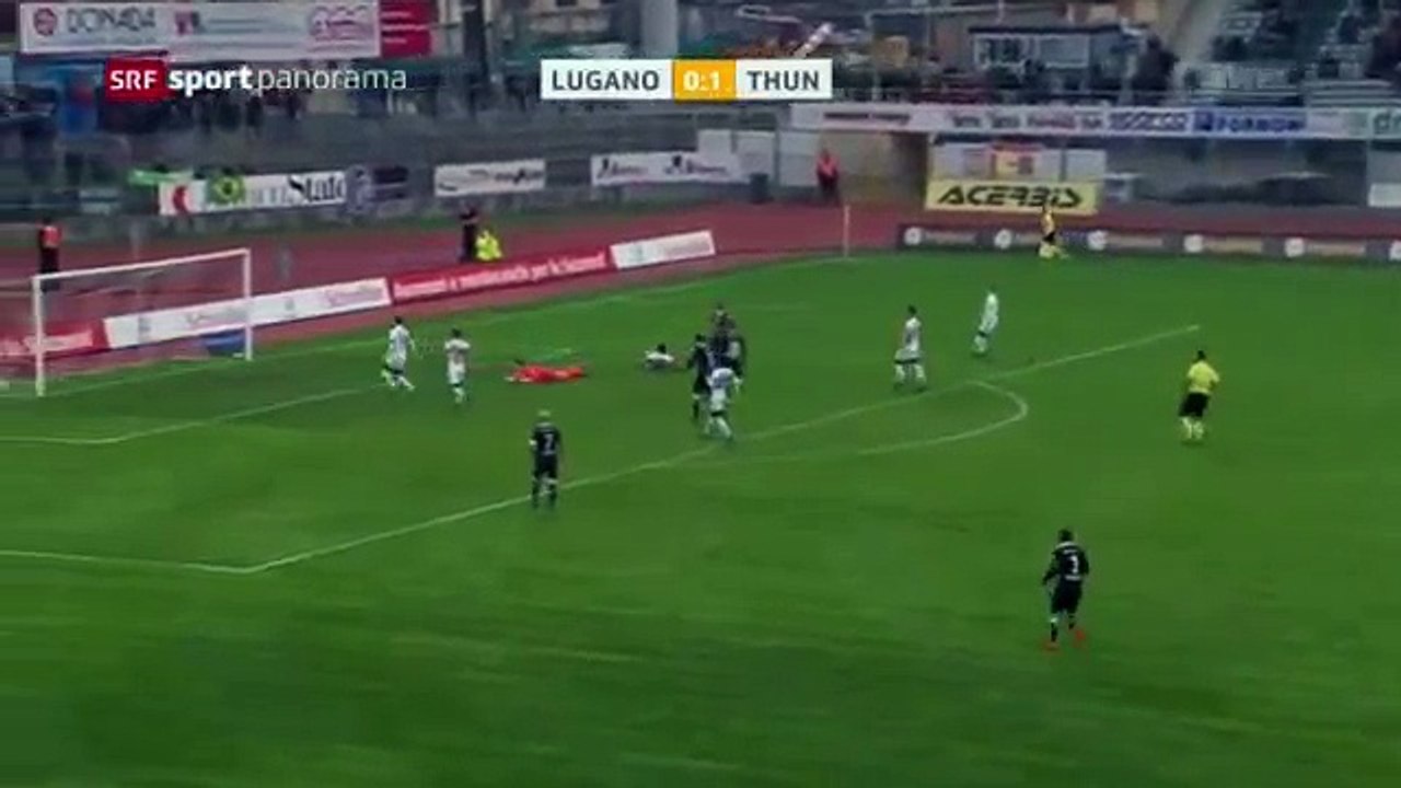 FC Lugano 1:1 FC Thun  (Swiss Super League 17. Runde 2016/2017 4.December 2016)