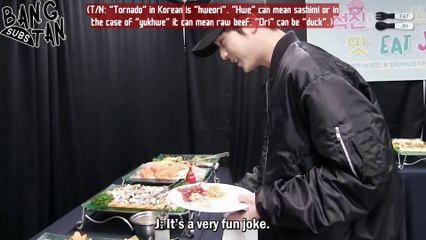 [ENG] 161203 Kim Seokjin Eating