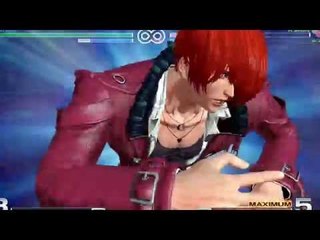 The King of fighter 14 iori traing mode