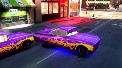 DIsney Pixar Frozen Elsa The Snow Queen Have Fun With Ramone Of Disney Cars