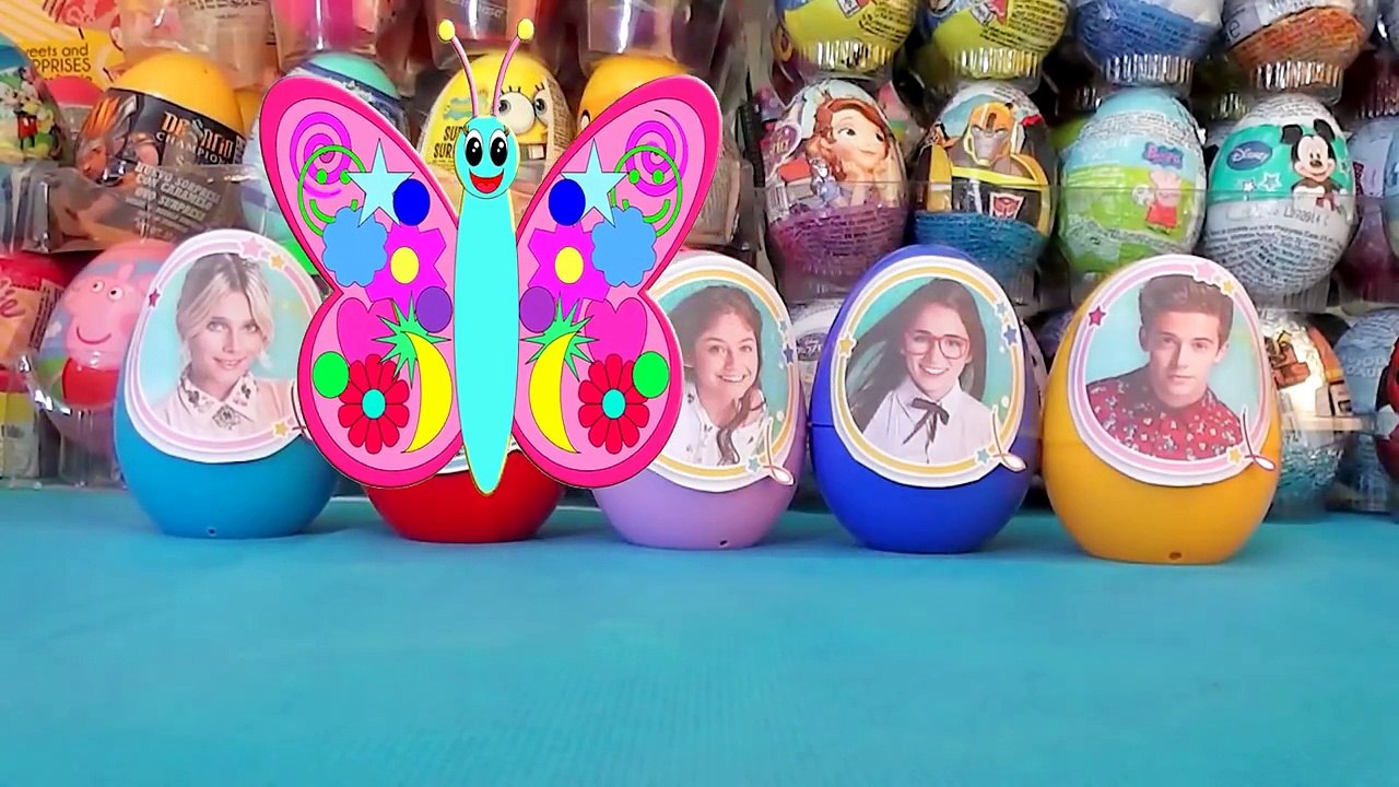 Huevos sorpresa de Soy Luna en español. Video 5 huevos con personajes de la serie Soy Luna, Simón