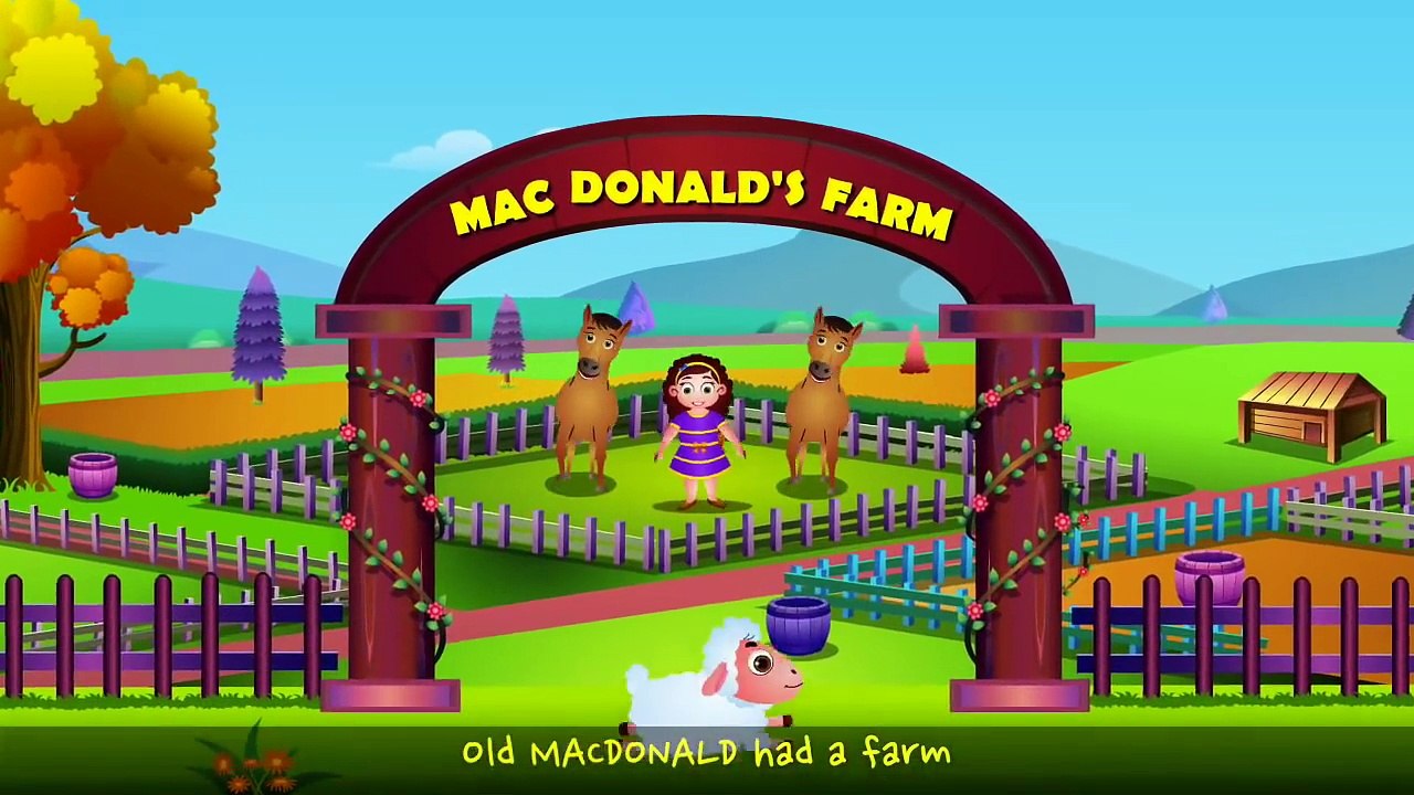 Old Macdonald Had A Farm Nursery Rhyme - Baby Songs By JamJammies