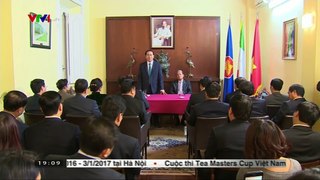 Chủ tịch nước Trần Đại Quang thăm đại sứ quán Việt Nam tại Italy