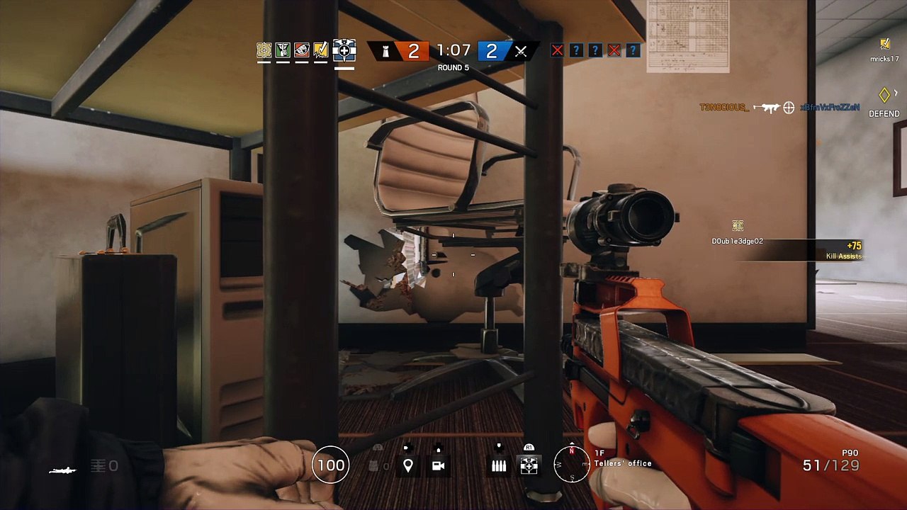 Turned on with pistol