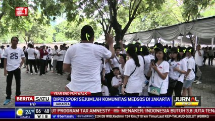 Komunitas Medsos Gelar Year End Fun Walk