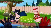 Finger Family Nursery Rhyme (Superman Vs Batman)#Epic Battl part 3