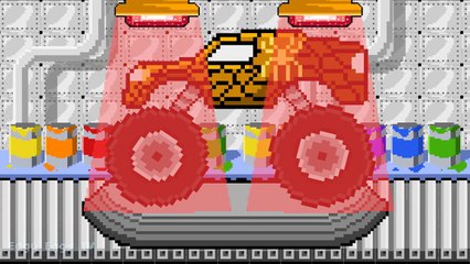 Spiderman Superhero Trucks Coloring - Learning Colors, Teach Colours - Cars Cartoon For Kids